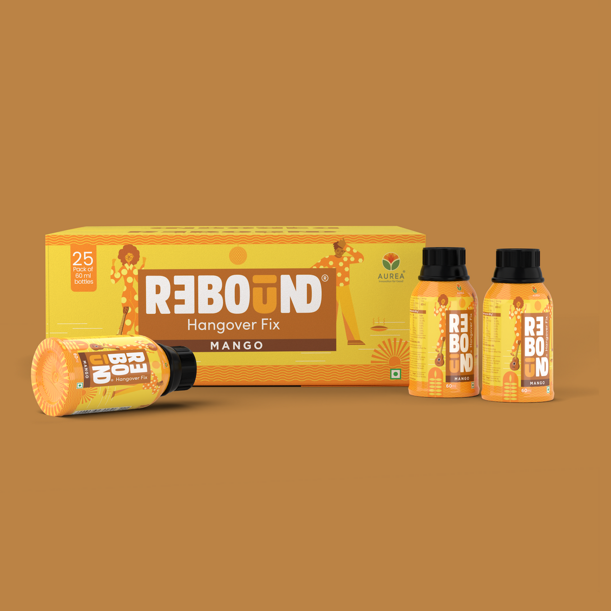 Rebound - 100% Natural Hangover Fix Drink • Pack of 25 | Rebound