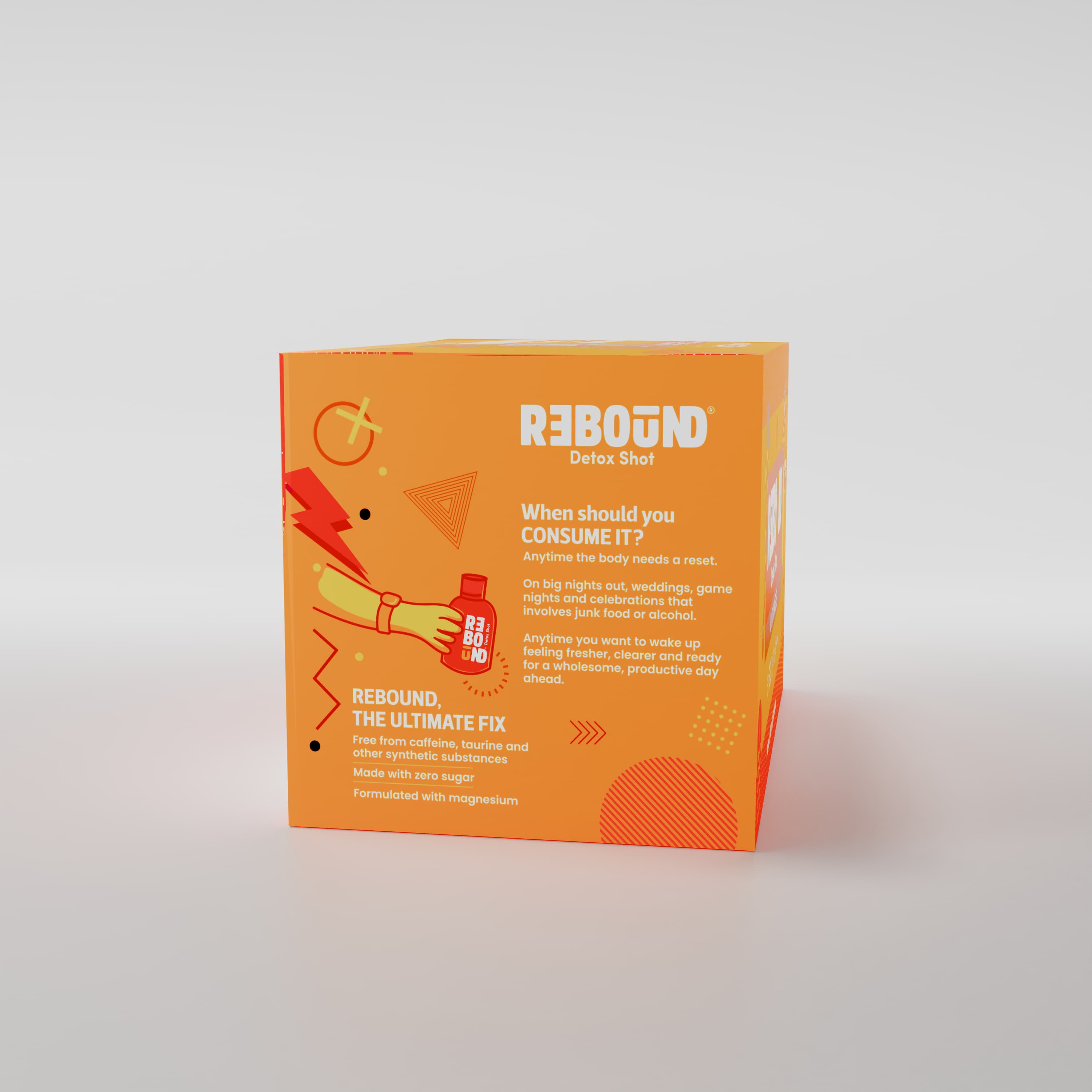 Rebound Orange Pack of 6