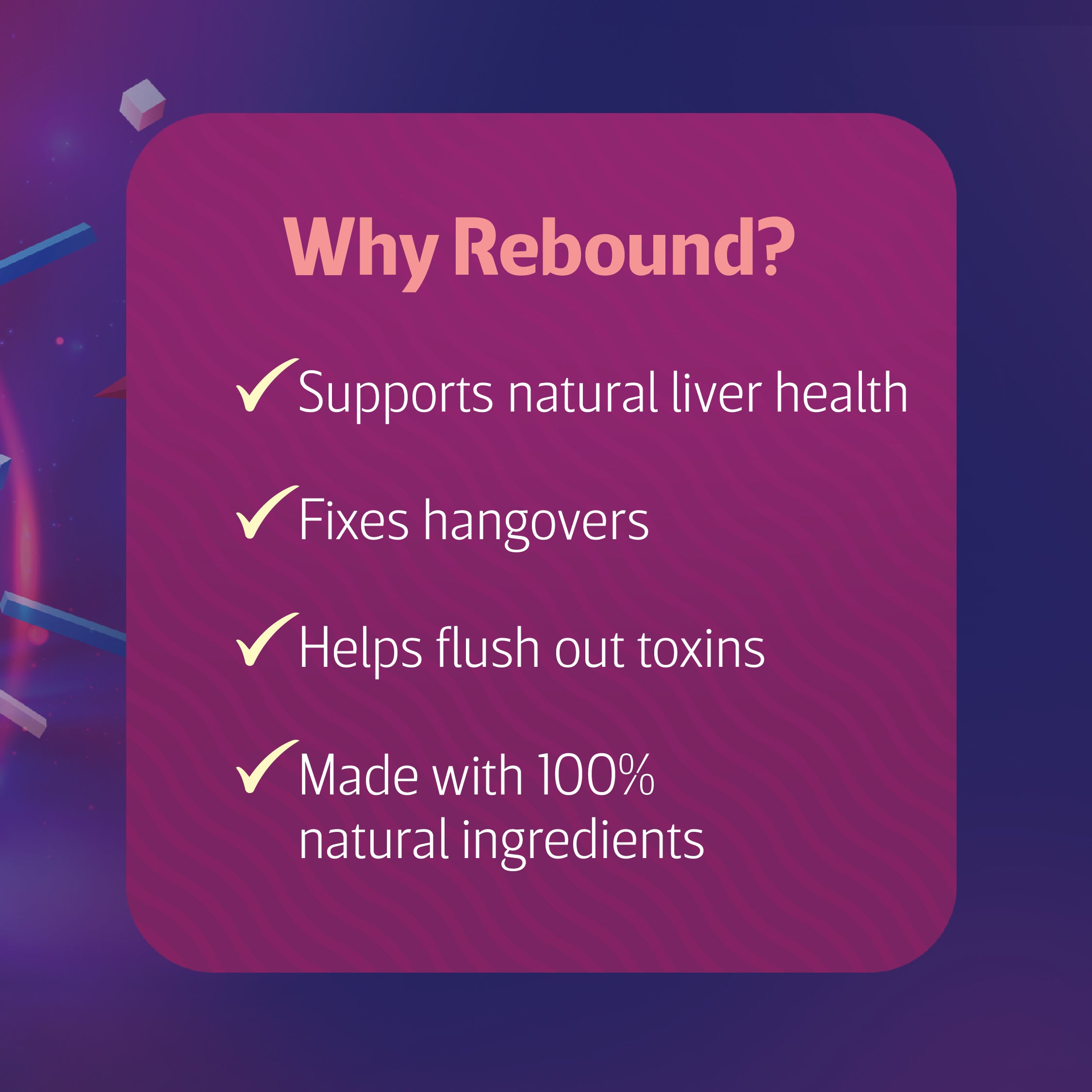 Rebound Detox Shot - Assorted Pack of 04 (Lime and Orange) Zero Sugar & Added Magnesium