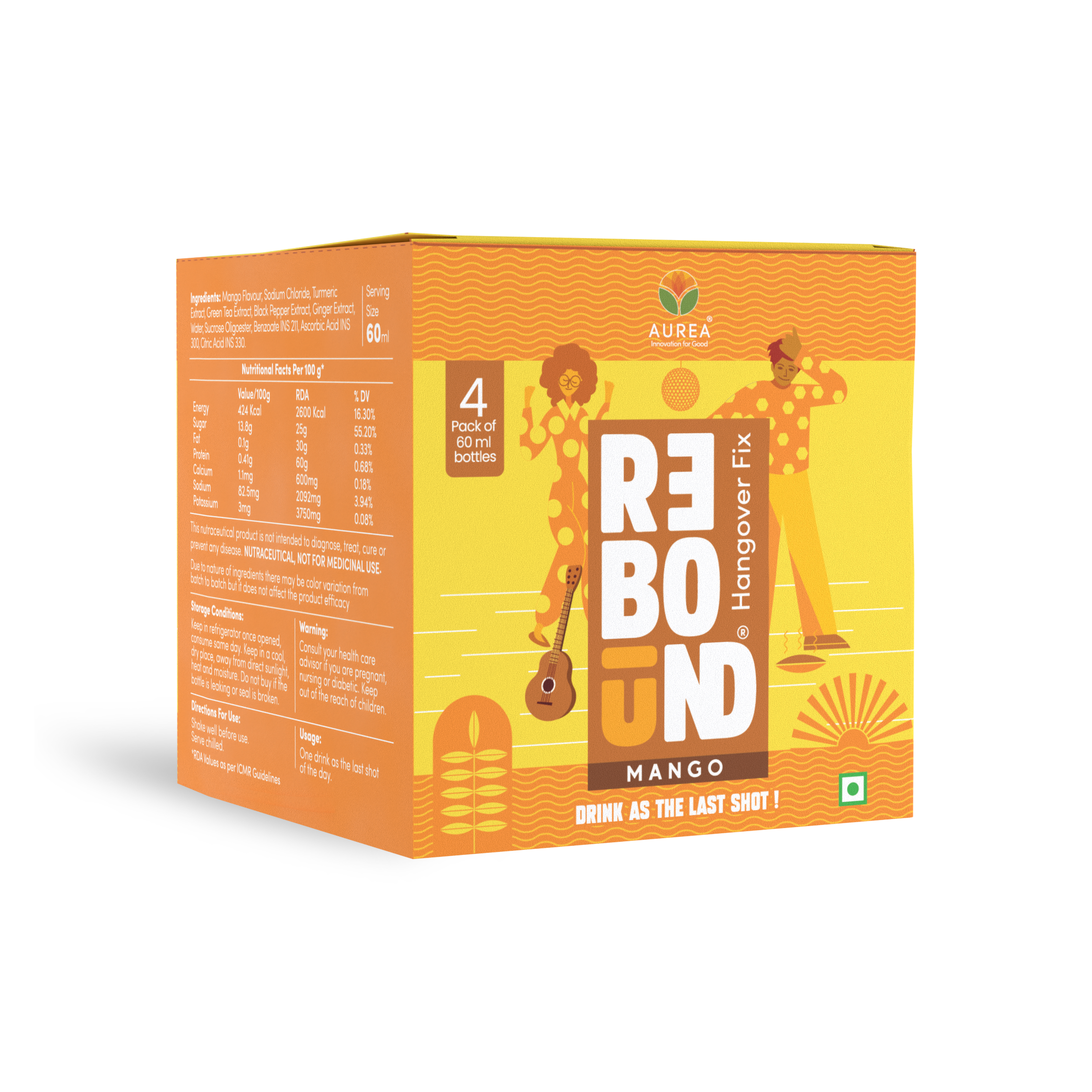 Rebound Mango Pack of 4